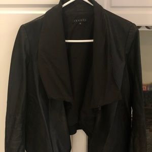 Theory Leather Blazer -Women's Size M